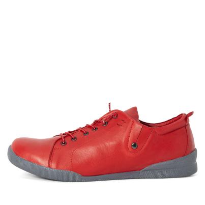 Andrea Conti Damen Lederslipper chili