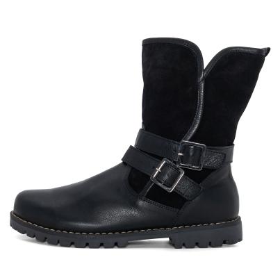 Andrea Conti Damen Lederstiefeletten schwarz