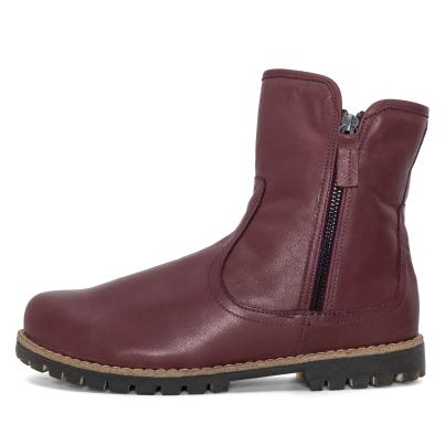 Andrea Conti Damen Lederstiefelette burgund