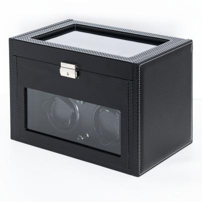 2er Uhrenbeweger "Daytona" mit Uhrenaufbewahrung