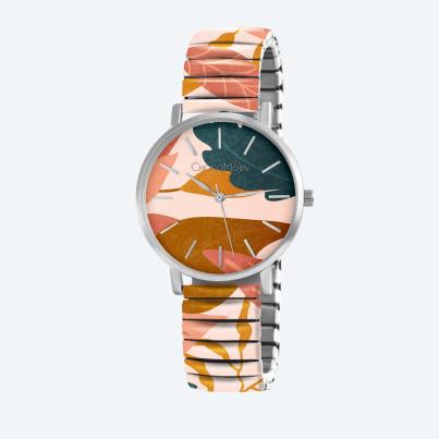 ChocoMoon Damenuhr "Terra Leaves"