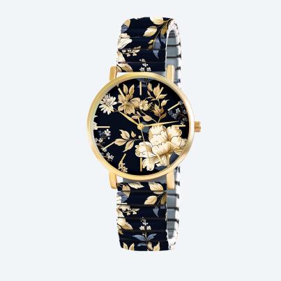 ChocoMoon Damenuhr "Golden Leaves"