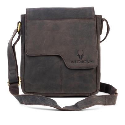 WILDHORN Büffelledertasche dunkelbraun