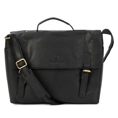 WILDHORN Büffelledertasche schwarz