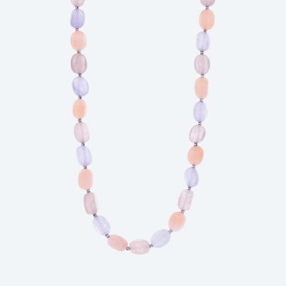 Collier Quarz gefärbt