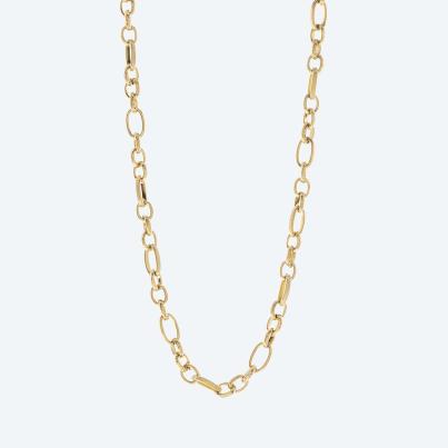 Collier Edelstahl vergoldet