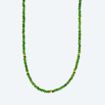Collier Chromdiopsid
