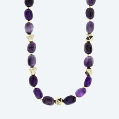 Collier Amethyst ca. 250 ct.