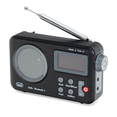 DAB 7F80R TRAGBARES DAB RADIO + BT SCHWARZ