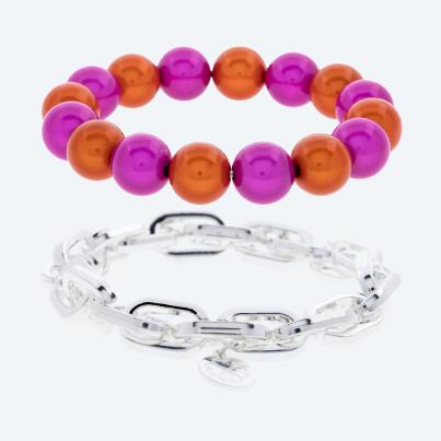 SET: 2 x Lucky Pearl Armband