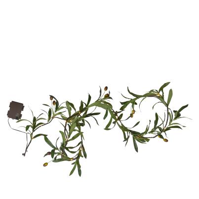LED-Außengirlande Olive 1,8m