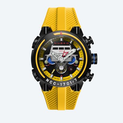 NUBEO "Deimos Star Trek Galileo" Chronograph, gelb
