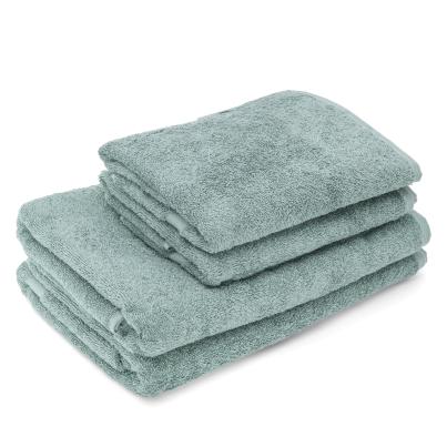 OTTO KERN Frottier-Set, 4tlg. grün uni mit Markens