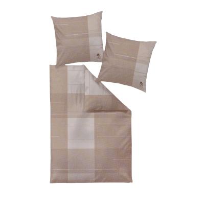 OTTO KERN Bettwäsche 4tlg. Kariert, natur