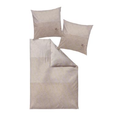 OTTO KERN Bettwäsche 4tlg. breite Streifen, natur
