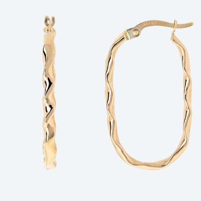 Creolen 375 Gelbgold