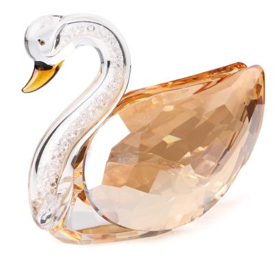 Crystal Dreams Schwan bronze