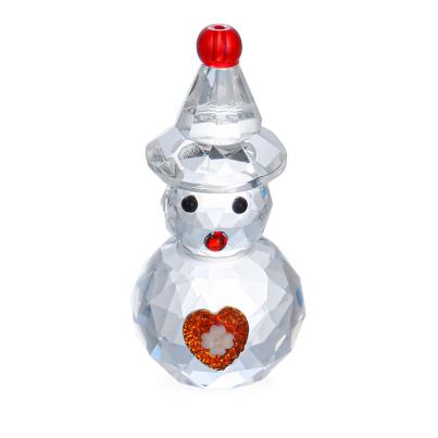Crystal Dreams Schneemann 6,5cm mit Herz