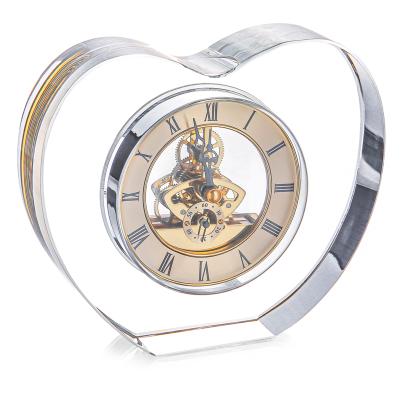 Crystal Dreams Tischuhr 13cm Herzform