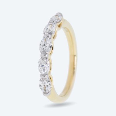 LG Ring 375 Gelbgold Brillanten