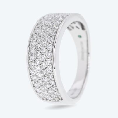 LG Ring 925 St. Silber rhodiniert Brillanten