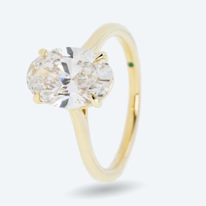 LG Ring 375 Gelbgold Brillant