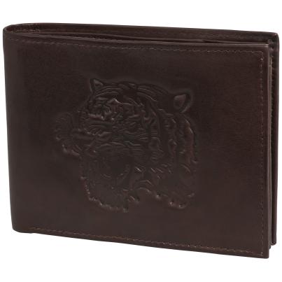 TESORO Lederbörse Tiger braun
