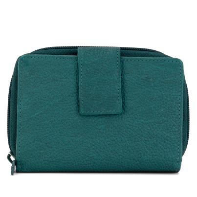 TESORO Lederbörse petrol