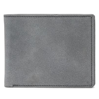 TESORO Lederbörse grau