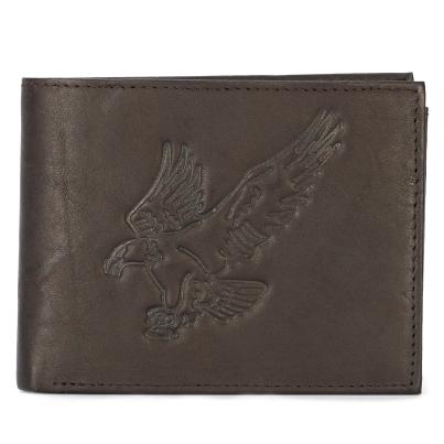 TESORO Lederbörse Adler braun