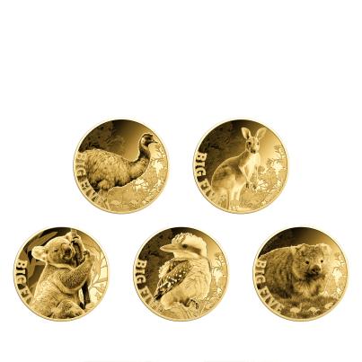 5er Set Goldmünzen "Big 5 of Australia"