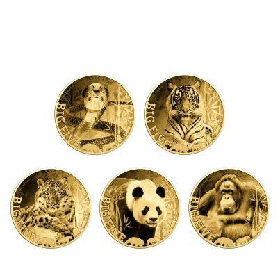 5er Set Goldmünzen "Big 5 of Asia"