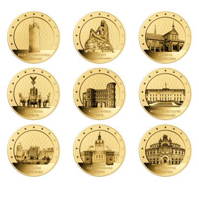 10 Goldmünzen Deutsche Bauwerke&Denkmäler Set II