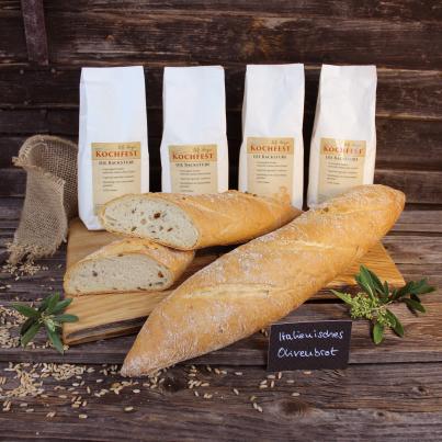Italienisches Olivenbrot 4x500g