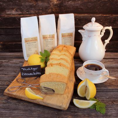 Fruchtiger Zitronenkuchen 3x400g