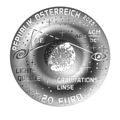 20 Euro Österreich Einsteinring 2025  Silber PP