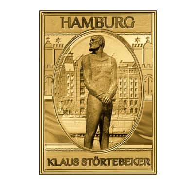 Goldbarren "Klaus Störtebeker" 1/500 oz. Feingold