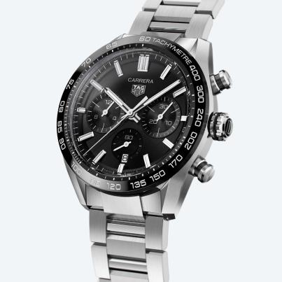 TAG HEUER Carrera Chronograph, schwarz