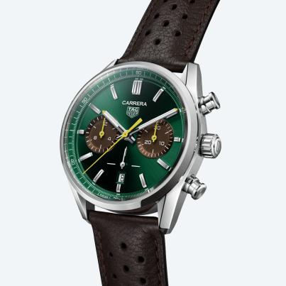 TAG HEUER Carrera Chronograph, grün