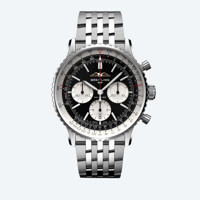 BREITLING Navitimer Chronograph 43 schwarz-weiß