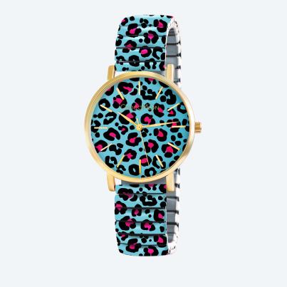 ChocoMoon Damenuhr "Blue Leo" Quarz