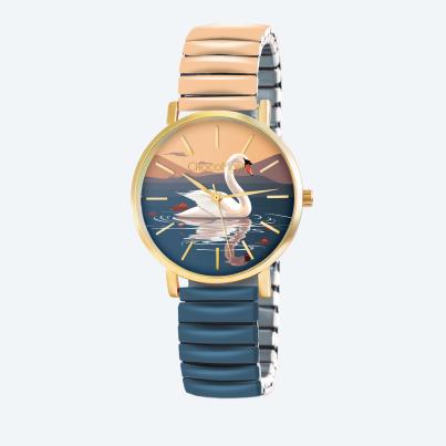 ChocoMoon Damenuhr "Swan" Quarz