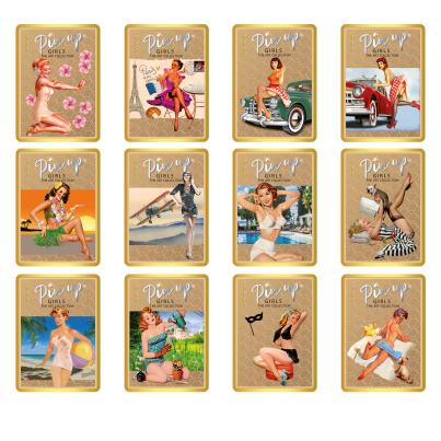 12 Goldbarren "Pin Up Girls - The Art Collection"