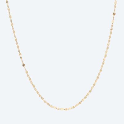 Spiegelkette 585 Gelbgold ca. 50 cm