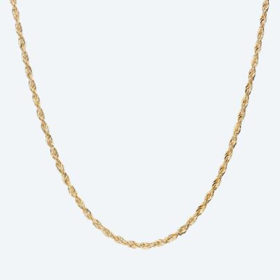 Kordelkette 585 Gelbgold ca. 42 cm