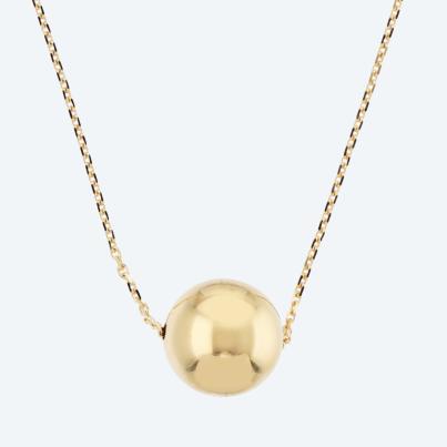 Anhänger mit Kette 585 Gelbgold ca. 50 cm