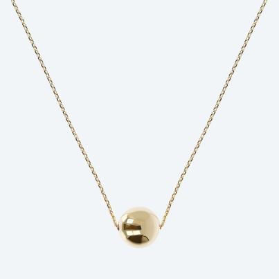 Anhänger mit Kette 375 Gelbgold