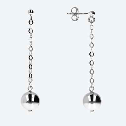 Ohrhänger 925 Sterling Silber rhodiniert
