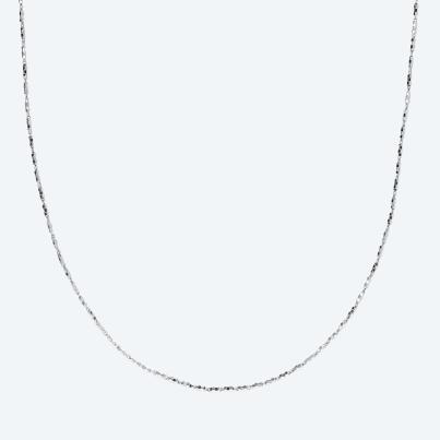 Kette 925 Sterling Silber rhodiniert diamantiert