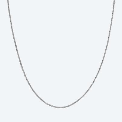 Fuchsschwanzkette 925 St. Silber rhodiniert